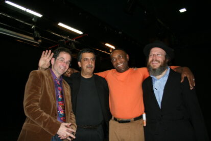 Israeli Palestinian Comedians Charlie Warady, Ray Hanania, Aaron Freeman and Yisrael Campbell. 2007