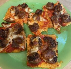 No Carb Crust Pizza. Ray Hanania recipe